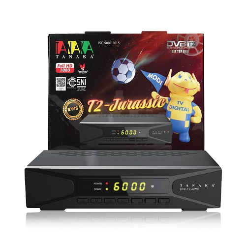 STB Digital DVB T2 Merek Tanaka Type T2 Jurassic